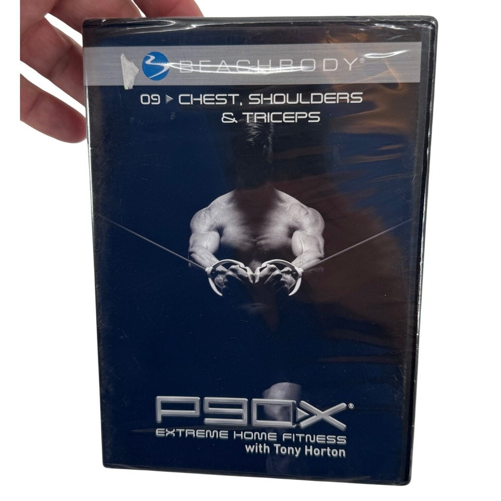 Beachbody P90X DVD 9 Chest Shoulders Triceps Tony Horton Home Fitness New Sealed